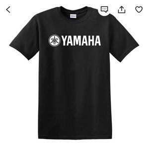 Black Yamaha T-shirt